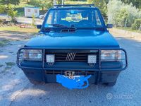 Usado Fiat Panda 4x4 50 CV (36 kW) 1992 Azul Utilitario
