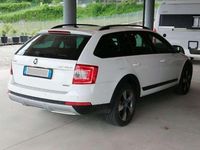 Usata Skoda Octavia Scout 4x4 150 CV (110 kW) 2015 Bianco Station wagon