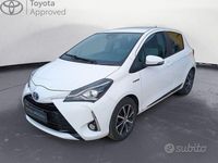 Usata Toyota Yaris Hybrid Active 2018 Bianco Berlina