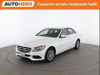 Usata Mercedes C180 Executive 115 CV (84 kW) 2015 Bianco Berlina
