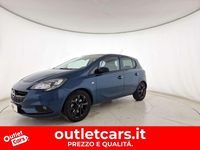 Usata Opel Corsa S 116 CV (85 kW) 2017 Blu tetto nero Utilitaria