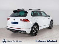 Usata VW Tiguan R-line 150 CV (110 kW) 2022 Bianco SUV