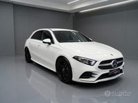 Usata Mercedes A180 Premium 116 CV (85 kW) 2019 Bianco Berlina