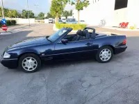 Usata Mercedes SL320 231 CV (169 kW) 1997 Blu/azzurro Cabrio