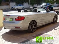 Usata BMW 220 Luxury Line 190 CV (139 kW) 2015 Argento Cabrio