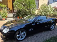 Usata Mercedes SL350 245 CV (180 kW) 2005 Nero Cabrio