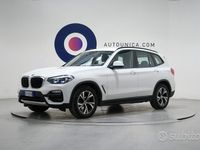 Usata BMW X3 Advantage 190 CV (139 kW) 2018 Bianco SUV