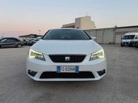Usata Seat Leon Business 110 CV (80 kW) 2017 Bianco Berlina