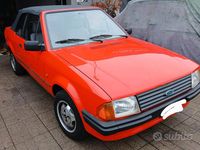Usata Ford Escort Cabriolet 1984 Rosso Cabrio