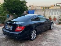 Usata Mercedes C220 170 CV (125 kW) 2012 Nero Coupé