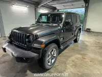 Usata Jeep Wrangler Unlimited Sahara 200 CV (147 kW) 2018 Grigio SUV