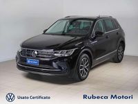 Usata VW Tiguan Life 131 CV (96 kW) 2021 Nero SUV