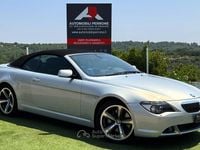 Usata BMW 650 Cabriolet Efficient Dynamics 367 CV (269 kW) 2006 Argento polare Cabrio