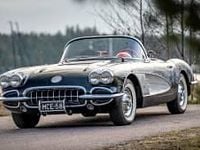 Usata Chevrolet Corvette 248 CV (182 kW) 1958 Nero Cabrio