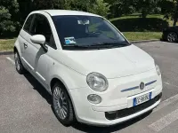 Usata Fiat 500 86 CV (63 kW) 2011 Bianco Utilitaria