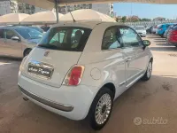 Usata Fiat 500 Lounge 69 CV (50 kW) 2009 Blu/azzurro Cabrio
