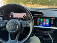 Usata Audi A3 Sportback Advanced 150 CV (110 kW) 2021 Nero Utilitaria