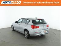 Usata BMW 114 Advantage 95 CV (69 kW) 2018 Argento Utilitaria