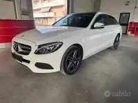 Usata Mercedes C220 170 CV (125 kW) 2017 Bianco Station wagon