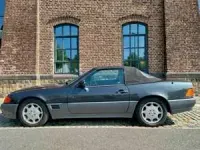 Usado Mercedes SL300 190 CV (139 kW) 1992 Negro Descapotable