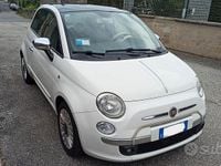 Usata Fiat 500 Lounge 75 CV (55 kW) 2008 Bianco Utilitaria