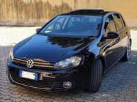 Usata VW Golf VI 110 CV (80 kW) 2009 Nero Utilitaria