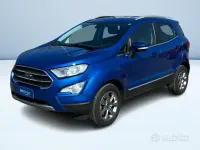 Usado Ford Ecosport Titanium 100 CV (73 kW) 2019 Azul SUV