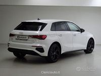Usata Audi A3 150 CV (110 kW) 2021 Bianco Berlina