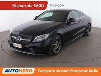 Usata Mercedes C200 184 CV (135 kW) 2018 Nero Coupé