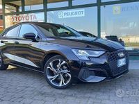 Usata Audi A3 150 CV (110 kW) 2022 Nero Berlina