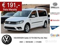 Usata VW Caddy Maxi 122 CV (89 kW) 2020 Bianco Monovolume
