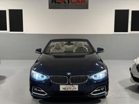Usata BMW 420 Cabriolet Luxury Line 184 CV (135 kW) 2014 Blu Cabrio