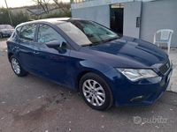 Usata Seat Leon Style 110 CV (80 kW) 2016 Blu Berlina