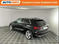 Usata Audi A3 Advanced 150 CV (110 kW) 2020 Nero Berlina