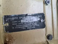 Usata Triumph TR3 95 CV (69 kW) 1956 Beige Cabrio