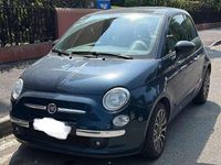 Usata Fiat 500 Lounge 69 CV (50 kW) 2015 Blu/azzurro Utilitaria