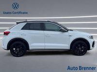 Nuova VW T-Roc R-line Plus 150 CV (110 kW) 2025 Pure white nero SUV