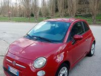 Usata Fiat 500 Lounge 75 CV (55 kW) 2009 Rosso Cabrio
