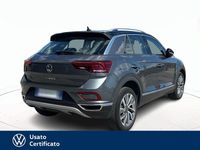 Usata VW T-Roc Style 110 CV (80 kW) 2022 Nero / pastello SUV