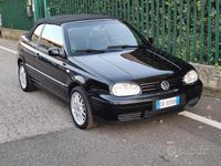 Usata VW Golf Cabriolet Trendline 100 CV (73 kW) 1999 Nero Cabrio