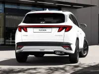 Nuova Hyundai Tucson Blackline 136 CV (100 kW) 2026 Atlas white SUV