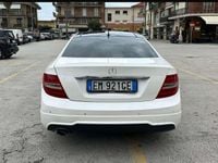 Usata Mercedes C250 Avantgarde 204 CV (150 kW) 2012 Bianco Coupé
