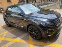 Usata VW T-Roc Cabriolet 150 CV (110 kW) 2021 Nero Cabrio