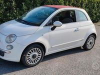 Usata Fiat 500 Lounge 69 CV (50 kW) 2010 Bianco Cabrio