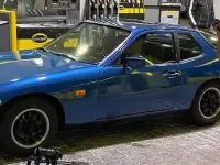 Usata Porsche 924 125 CV (91 kW) 1978 Blu/azzurro Coupé