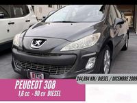 Usata Peugeot 308 Premium 92 CV (67 kW) 2009 Verde Berlina
