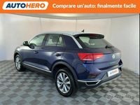 Usata VW T-Roc Style 115 CV (84 kW) 2020 Blu SUV