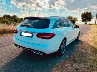 Usata Mercedes C220 Premium 170 CV (125 kW) 2018 Bianco Station wagon
