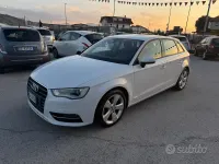 Usata Audi A3 Ambition 110 CV (80 kW) 2015 Bianco Berlina