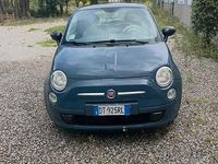 Usata Fiat 500 69 CV (50 kW) 2009 Blu Cabrio
